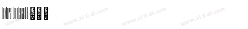 Lektorat Condensed B字体转换 Lektorat Condensed B字体转换